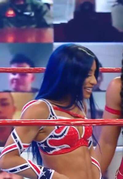 Sasha feeling herself