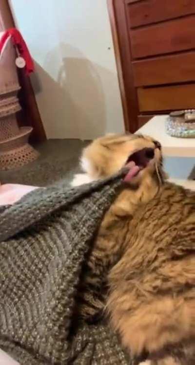 When you have a very rough tongue