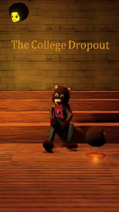 I made a PS1 Visual For Kanye West The College Dropout Album :)