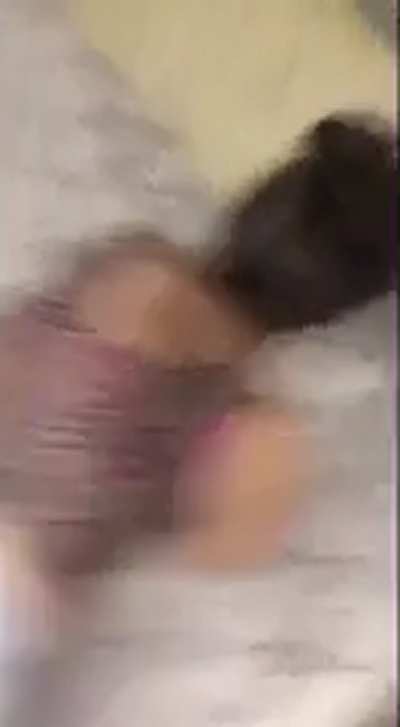 She lets him impregnate her. doggystyle