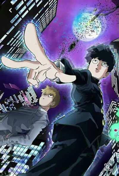 I animated this pic for Mob, Shigeo