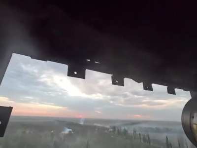 Another GoPro clip of a Ukrainian soldier of the 72nd Mechanized Brigade in a high-rise building during an assault on the 