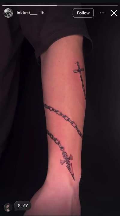 My judgement chain tattoo!