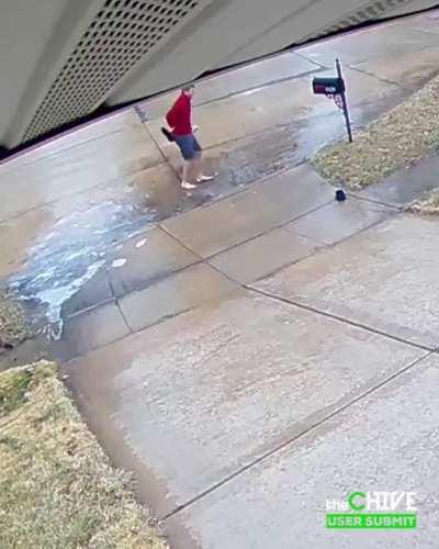 Shoes flew out and everything