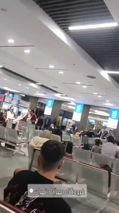 Woman snatches cleric's turban and uses it as a headscarf after being told to cover her head 