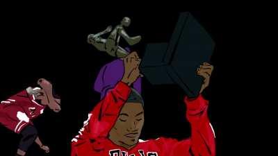 I am not a Bulls fan, but I am making an ANIMATION from of my favorite player from every team! I know what you are all going to say?! Am I crazy?! I am even named after that player, BUT I was born in 97, so I don't really have that live feeling. This was 