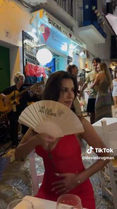 Devin in a RED Dress