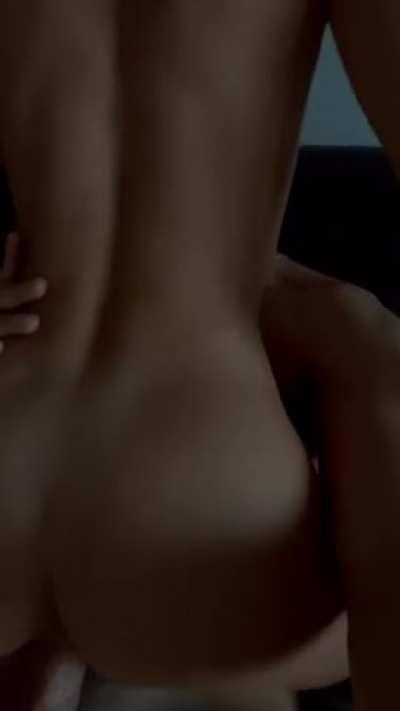 Step sister rides cock after workout