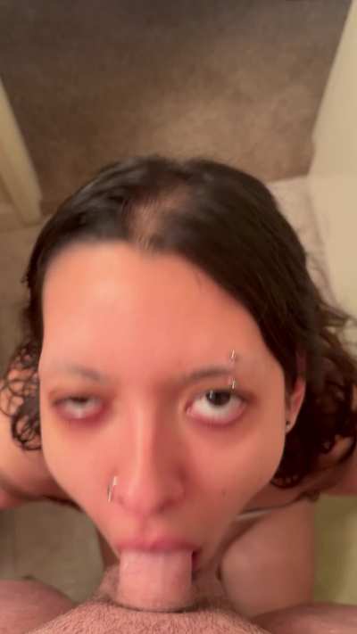 Do you like how it feels when I force my head down that last little bit of your cock?