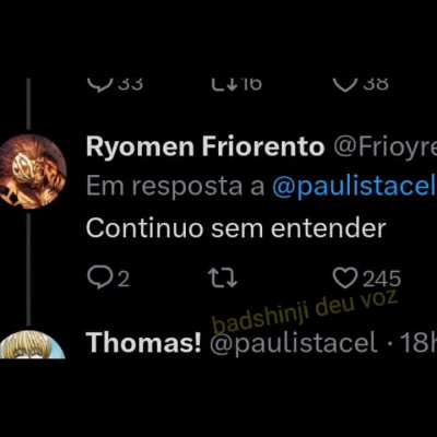 eu (eu) não entendi 