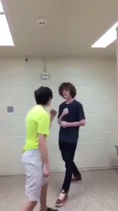 Stick of Broccoli: Master of Rex Kwon Do. Modifier: Receiving 3 consecutive open handed strikes will result in game over