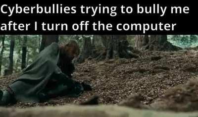 Not so tough now are ya?