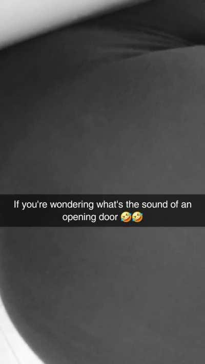 Yeah I'm a sound designer, I can make the sound of an opening door with my lactose intolerant farts 🤣