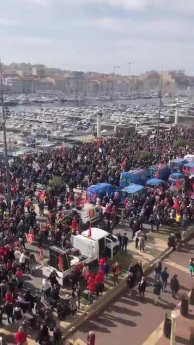 Over a million workers in the railroad, garbage, and utility industries are on strike in France today over a plan to raise the retirement age from 62 to 64. The garbage collectors say their strike is open-ended, and other unions are threatening the same.