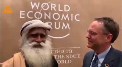 SADGHURU JOINS WEF. 