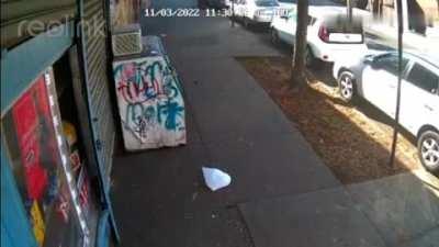 The crowd gets angry at police brutality