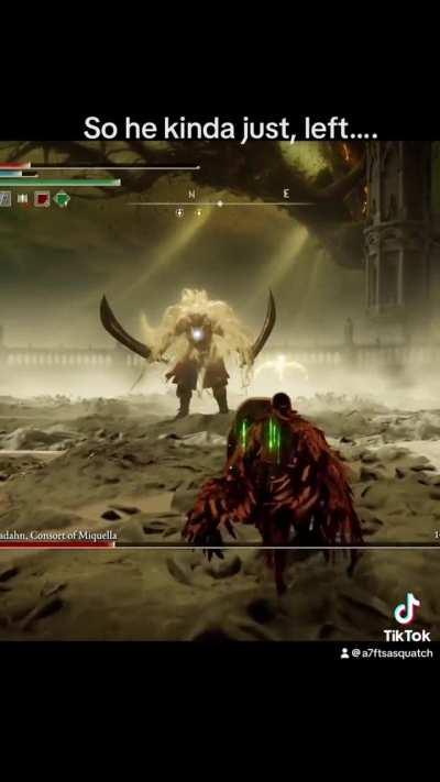 So he kinda just, left?