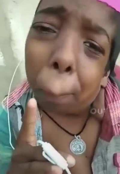 Woman with a extra set of teeth