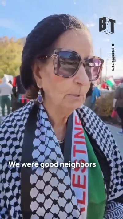 88 year old survivor of Nakba remembers life before Israel and her home in the city of Akka before it was ethnically cleansed by Zionists. 