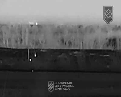 A sniper pair from the 3rd Brigade eliminates wagnerites in the Bakhmut sector.