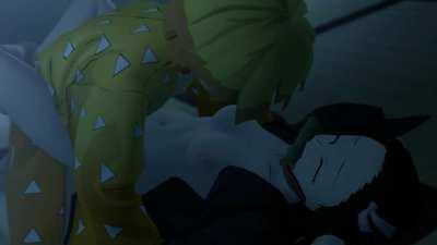 Nezuko and Zenitsu , final scene(slayerm8) [ Kimetsu no Yaiba ]