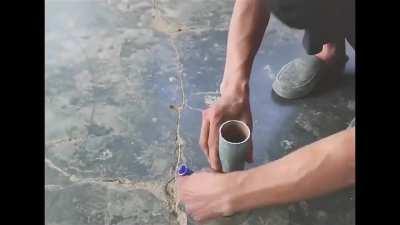 man makes his own energy source