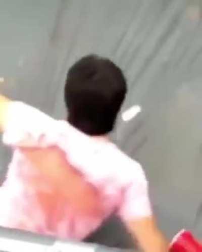 Swimming in own spit