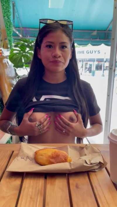 Breakfast with a view!