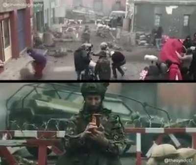 No cgi Or cutting, One shot.