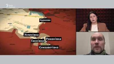 UA POV: According to Yurri Butusov, The information on TV is a complete lie. Ukrainian troops near Kurakhovo are operationally surrounded and are suffering significant losses