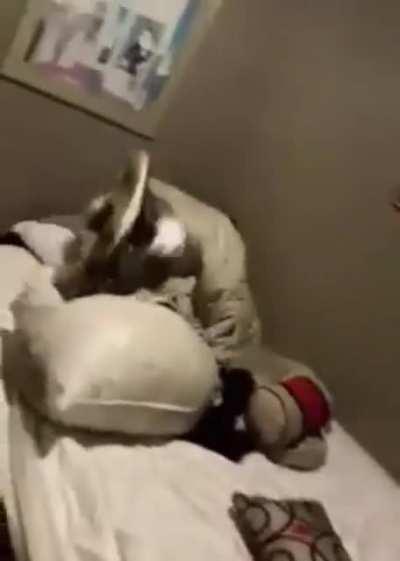 nigga just magically had a pot on the side of his bed