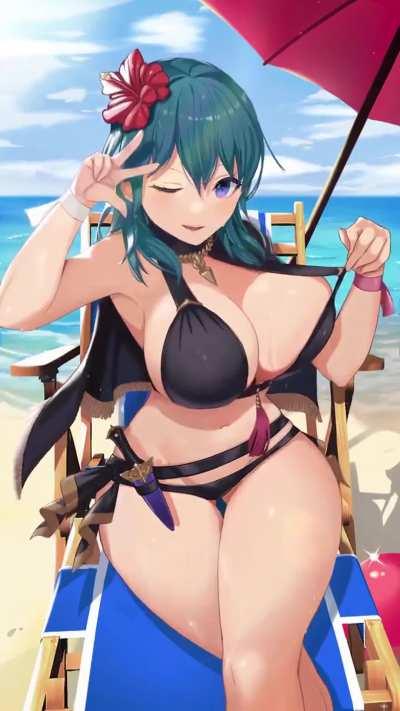 Byleth Enjoying the Beach (Betaa 99)