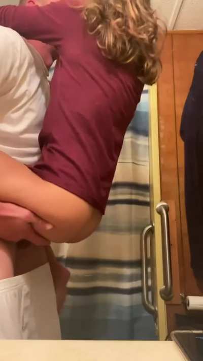 Cute girl having passionate sex