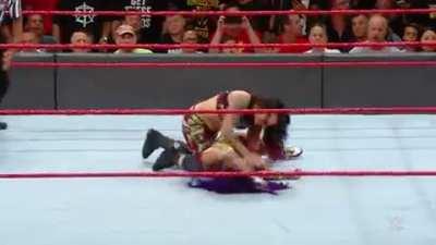 Ruby finishes and pins Sasha