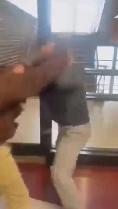 Girl fights gay guy because the gay dude sucked off her boyfriend