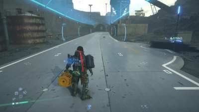 In Death Stranding 2 (2025) Sam throws further and more accurately with his right arm compared to his left.