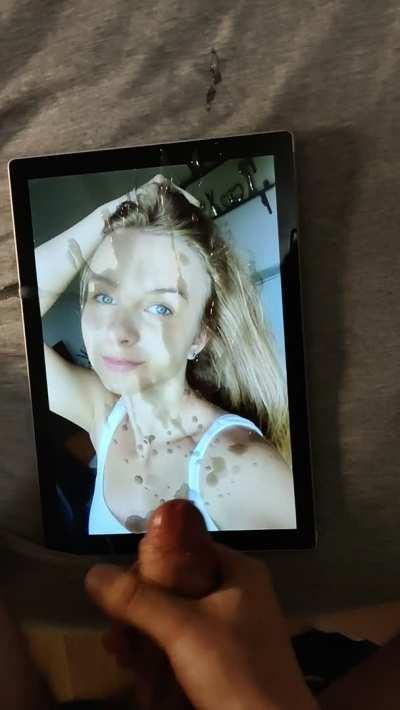 Absolutely plastered this cute slut