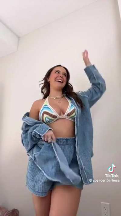 Aerie spring break crochet bikini try on hall!🤍💙👙🍒