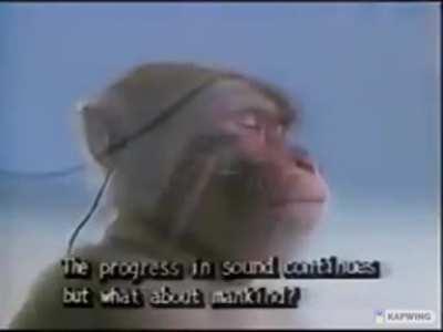 Monke with Rickroll theme.