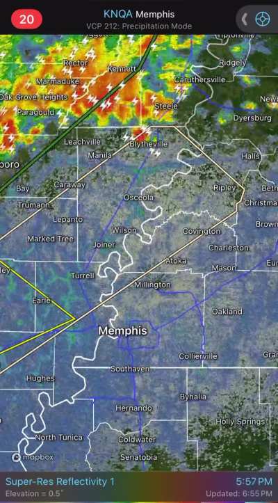 I'm sorry if this has been asked before, but what is that line of precipitation?