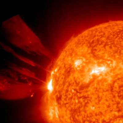 A Solar Flare That Happened Today.