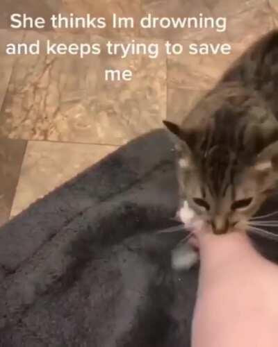 Lifeguard on duty...