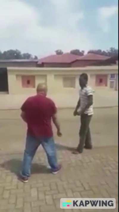 Scared the hell out of this man