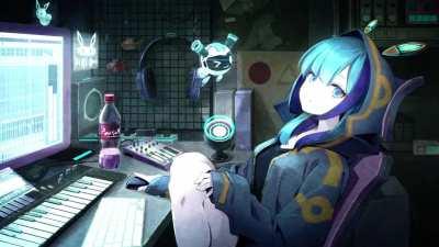 Hoodie Girl - Glitch