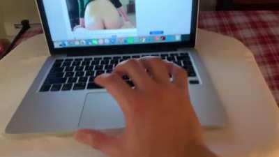 There is truly no better way to watch porn than with a real life fleshlight (OC)