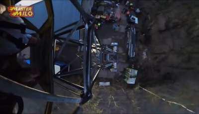 Youtuber builds a car swing