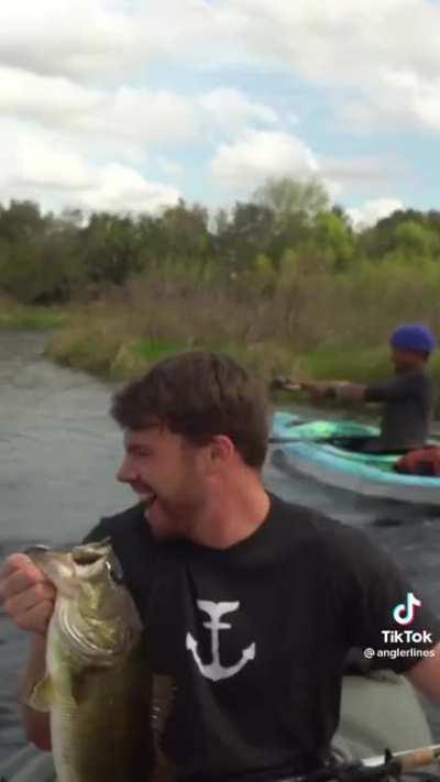 That is only way to react to this kind of catch