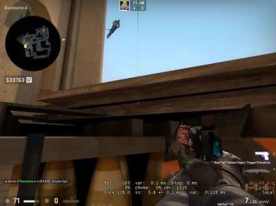 MIRAGE: Smoke bus driver from firebox (128 tick)