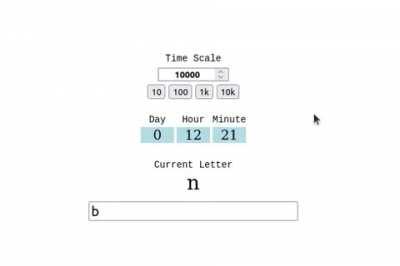 Time Based Text Input
