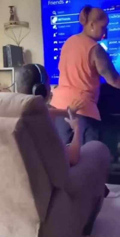 Trying to scare a mom